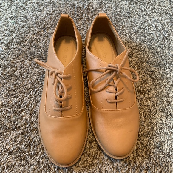 Tan Faux Leather Loafers - Picture 2 of 7